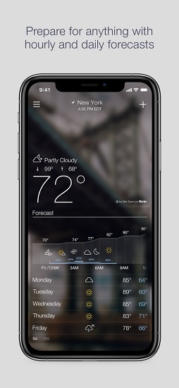 雅虎天气手机软件app