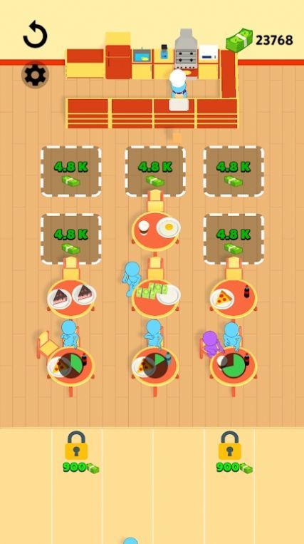 橡皮人美食餐厅手游app