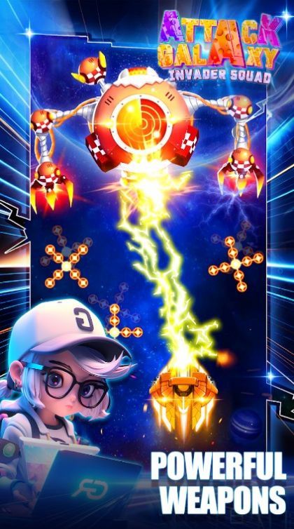 攻击银河入侵者小队手游app