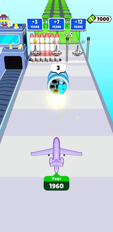 飞机收集进化游戏截图