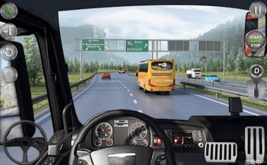 模拟驾驶公交大巴游戏截图