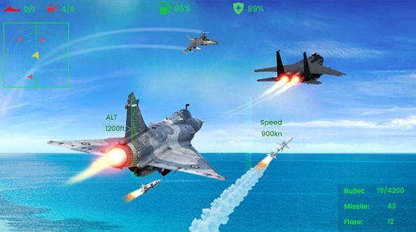 喷气式战机空袭手游app