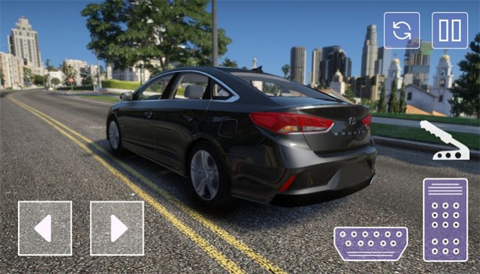 现代索塔纳停车模拟器手游app