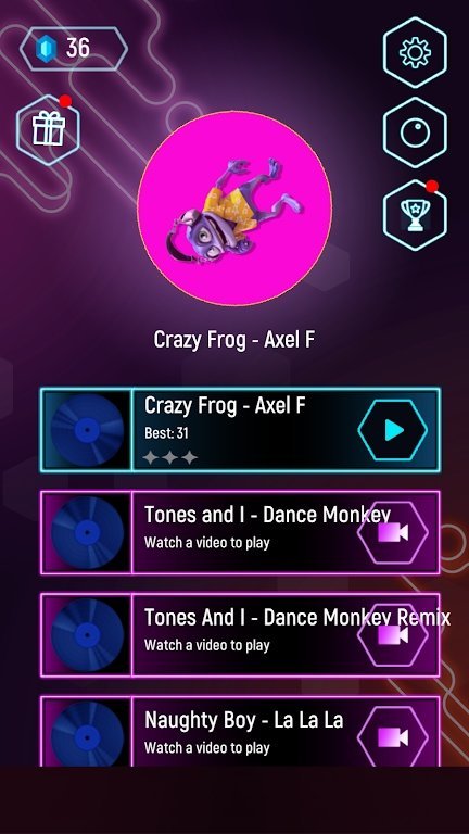 疯狂青蛙跳瓦片游戏截图
