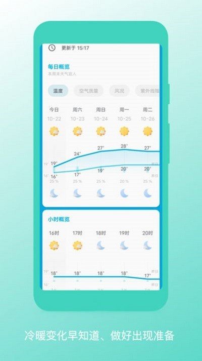 瑾软天气预报软件截图