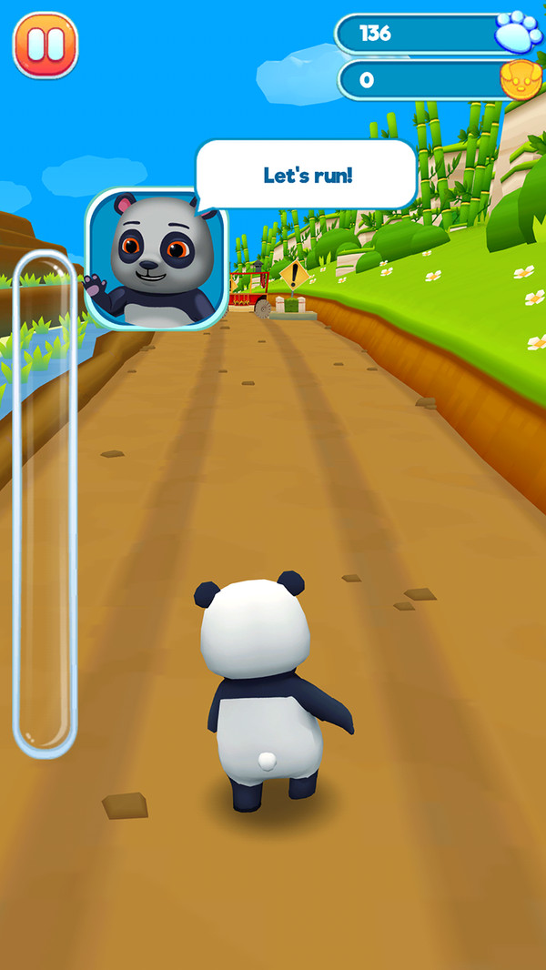 熊猫跑步冒险游戏截图