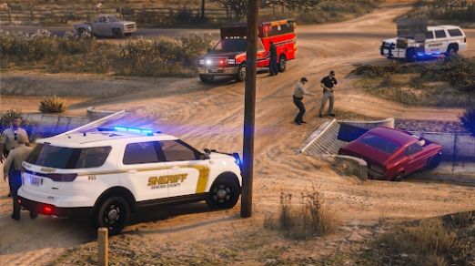 警察追车3D游戏截图