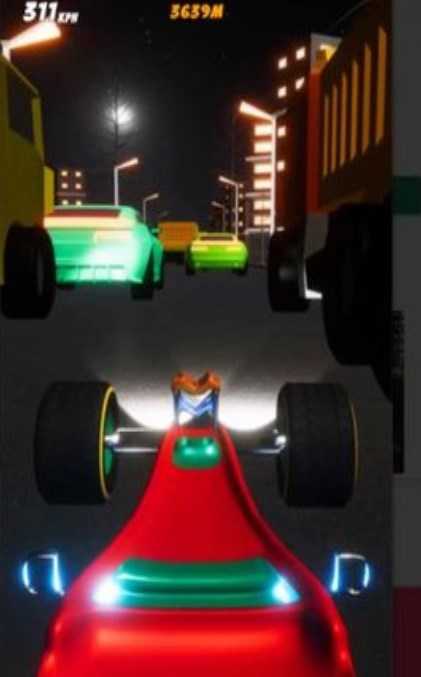 F1夜跑竞速游戏截图