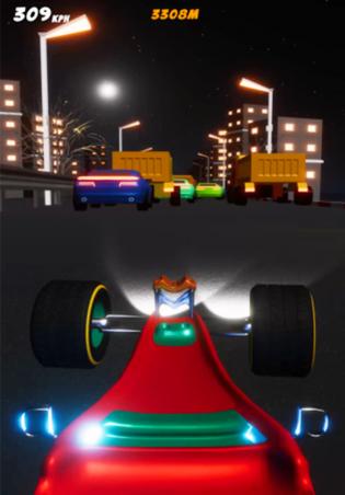 F1夜跑竞速游戏截图