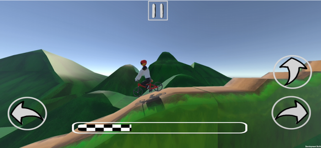 速降山坡自行车游戏截图